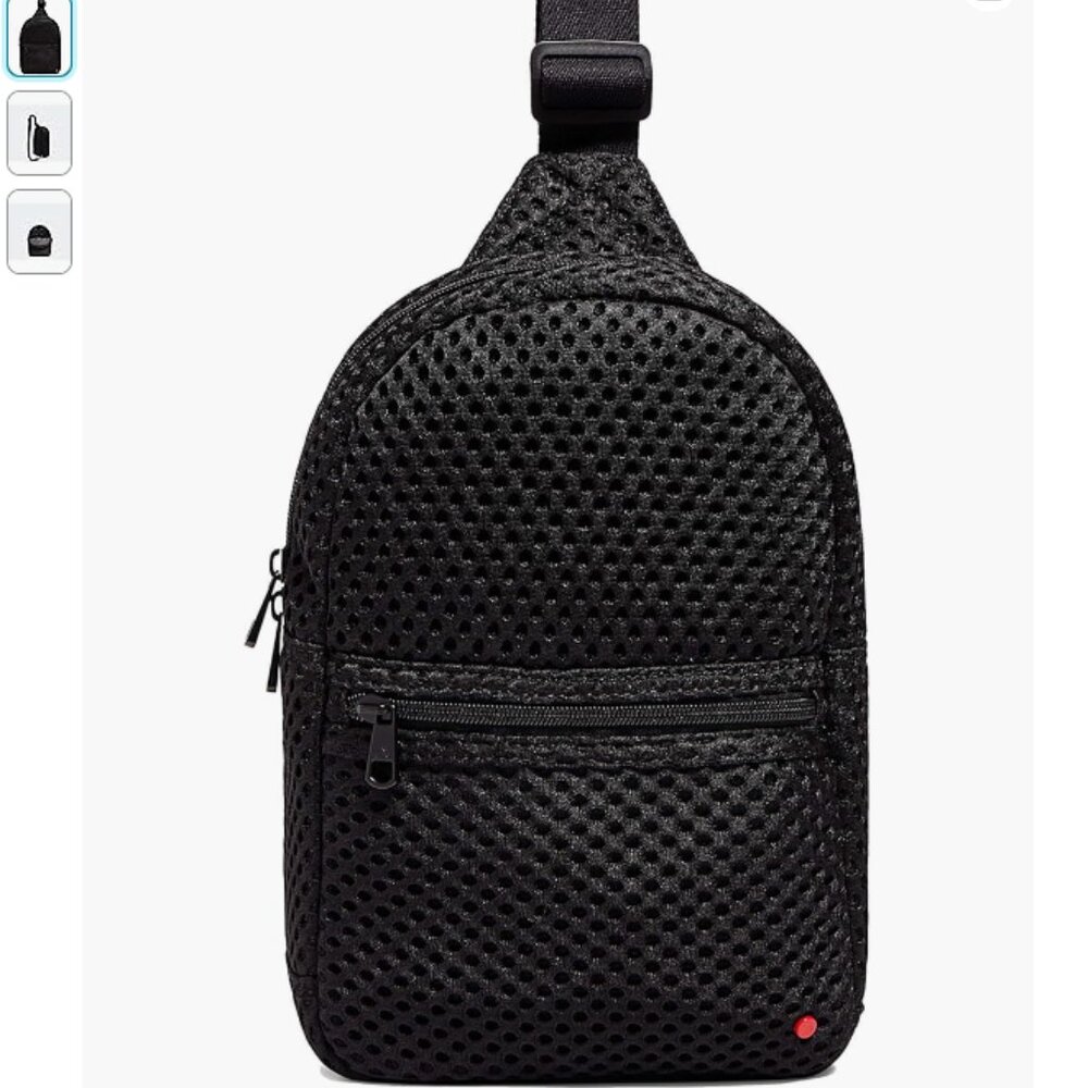 STATE Baby Sling Bag Lacrosse Mesh Black